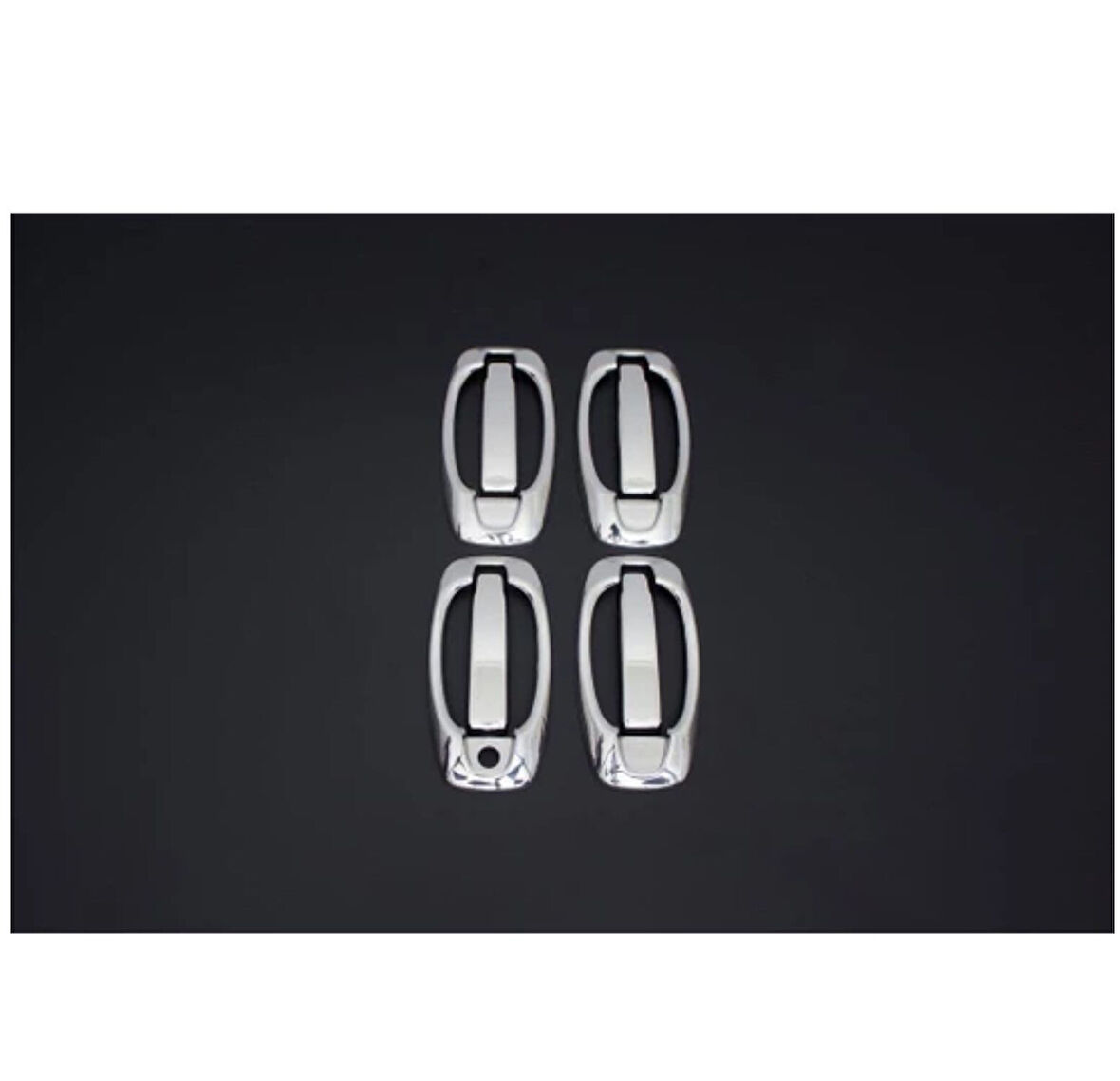 FİAT FİORİNO UYUMLU KAPI KOLU 4 KAPI 8 PARÇA (SET) 2007 ÜZERİ PASLANMAZ KROM