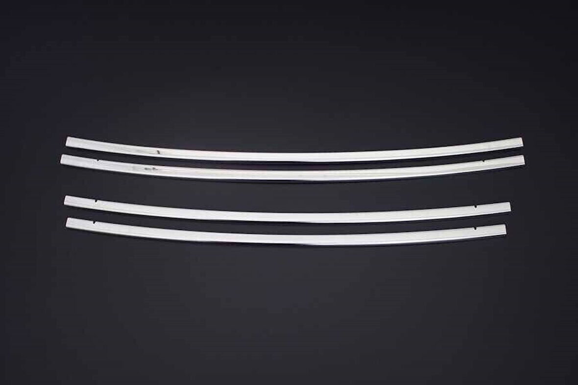 FİAT FİORİNO UYUMLU ÖN TAMPON ÇITASI 4 PARÇA 2007 ÜZERİ PASLANMAZ KROM