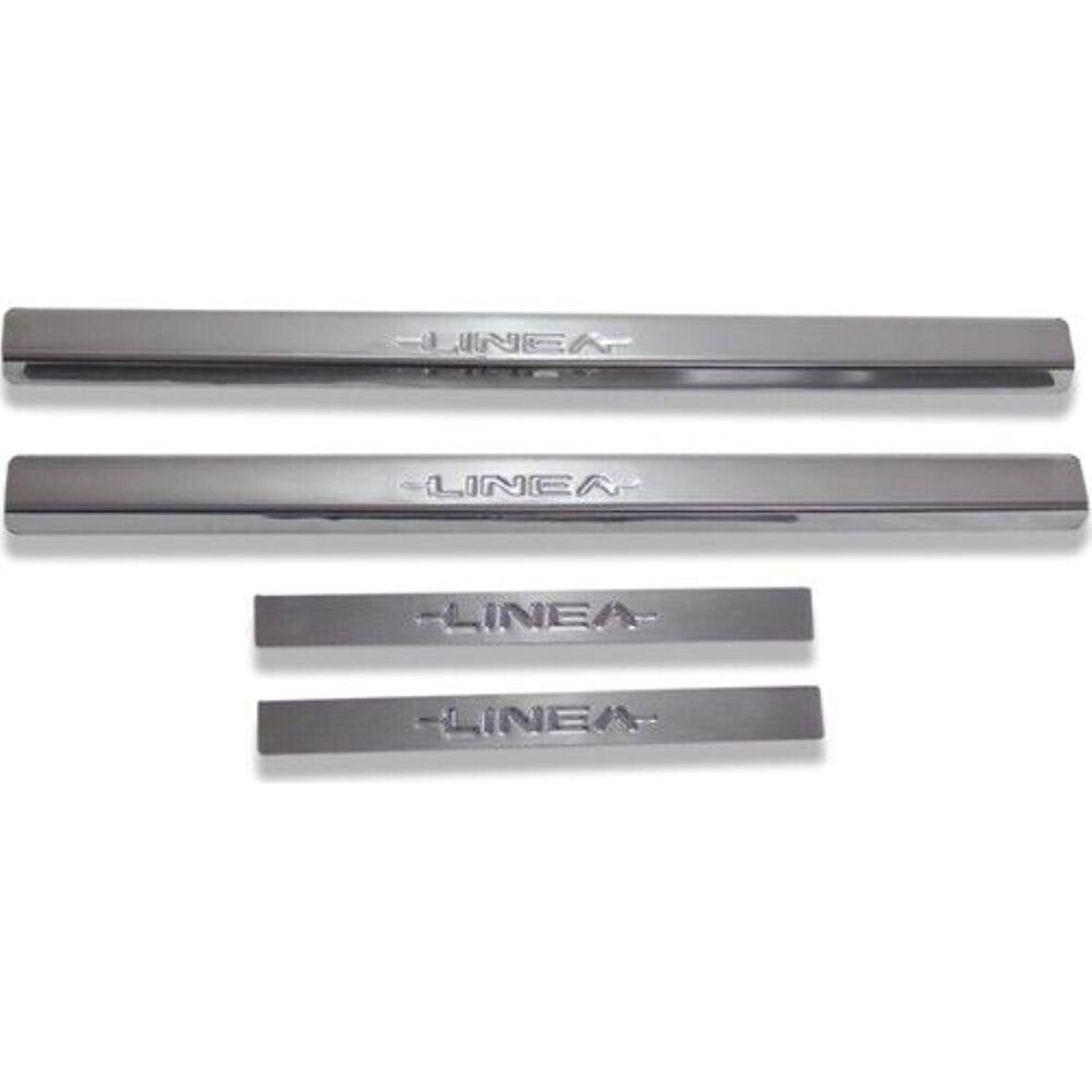 FİAT LİNEA UYUMLU KAPI EŞİĞİ 4 PARÇA 2007-2012 PASLANMAZ KROM