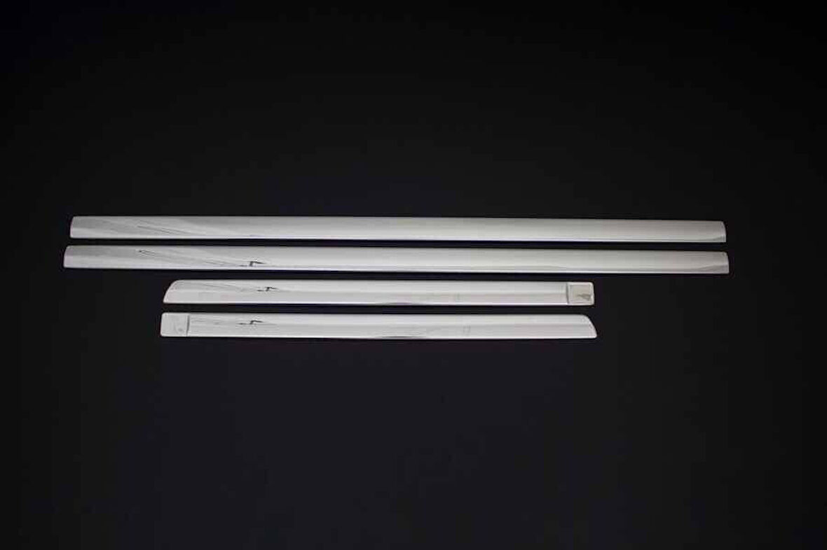 FORD C-MAX UYUMLU YAN KAPI ÇITASI 4 PARÇA 2003-2010 PASLANMAZ KROM