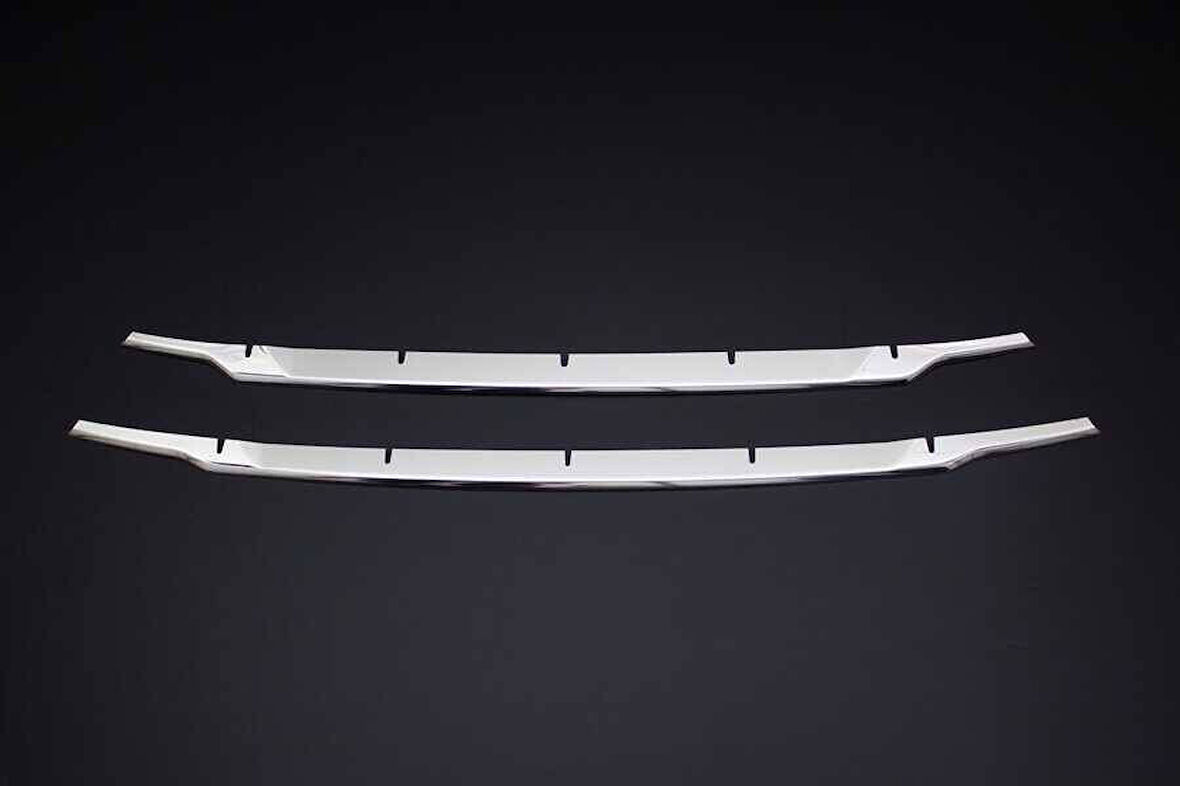 FORD TOURNEO COURİER UYUMLU ÖN TAMPON ÇITASI 2 PARÇA 2014-2017 PASLANMAZ KROM