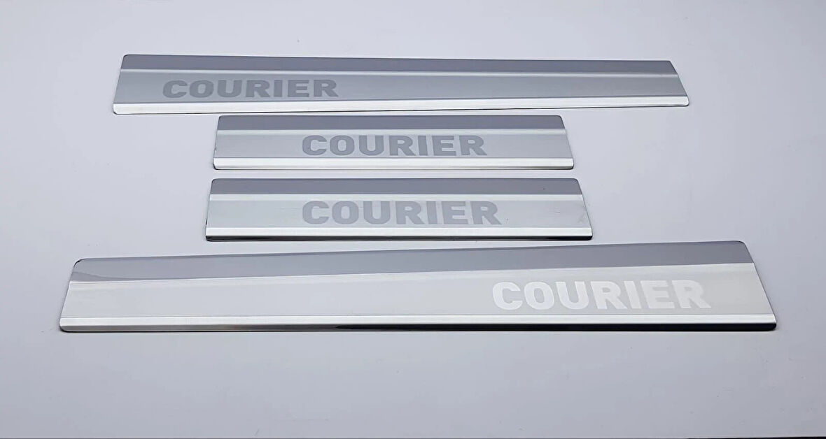 FORD TOURNEO COURİER UYUMLU KAPI EŞİĞİ 4 PARÇA 2014-2017 PASLANMAZ KROM