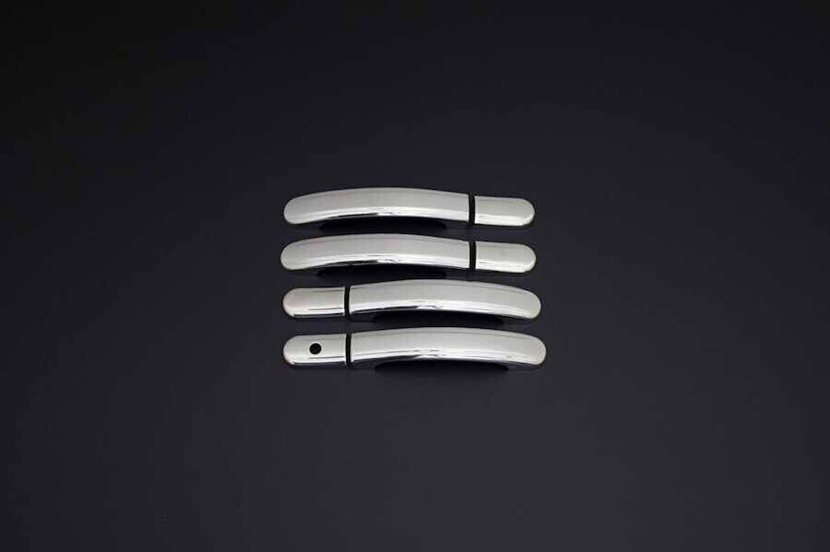 FORD FİESTA HB UYUMLU KAPI KOLU 4 PARÇA 2002-2009 PASLANMAZ KROM