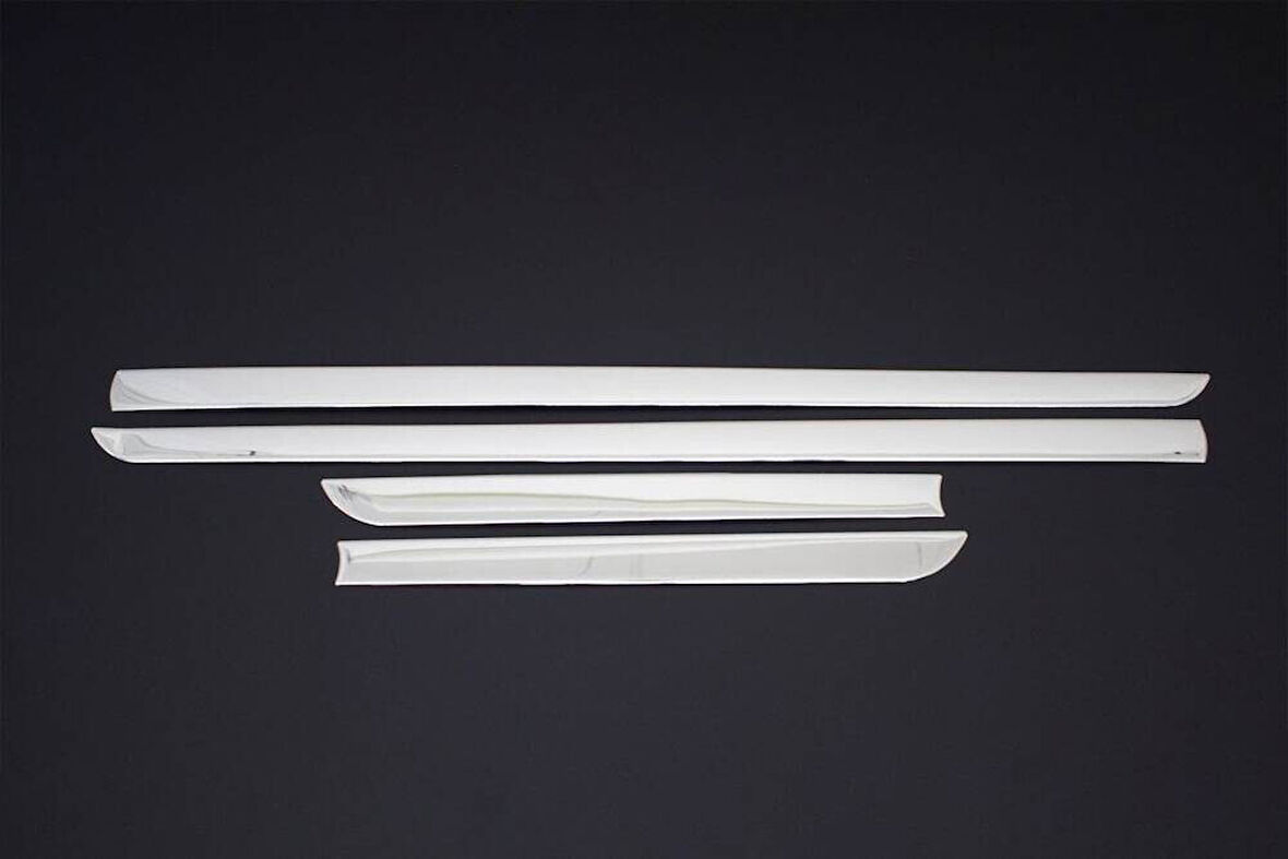 FORD FİESTA HB UYUMLU YAN KAPI ÇITASI 4 PARÇA 2002-2006 PASLANMAZ KROM