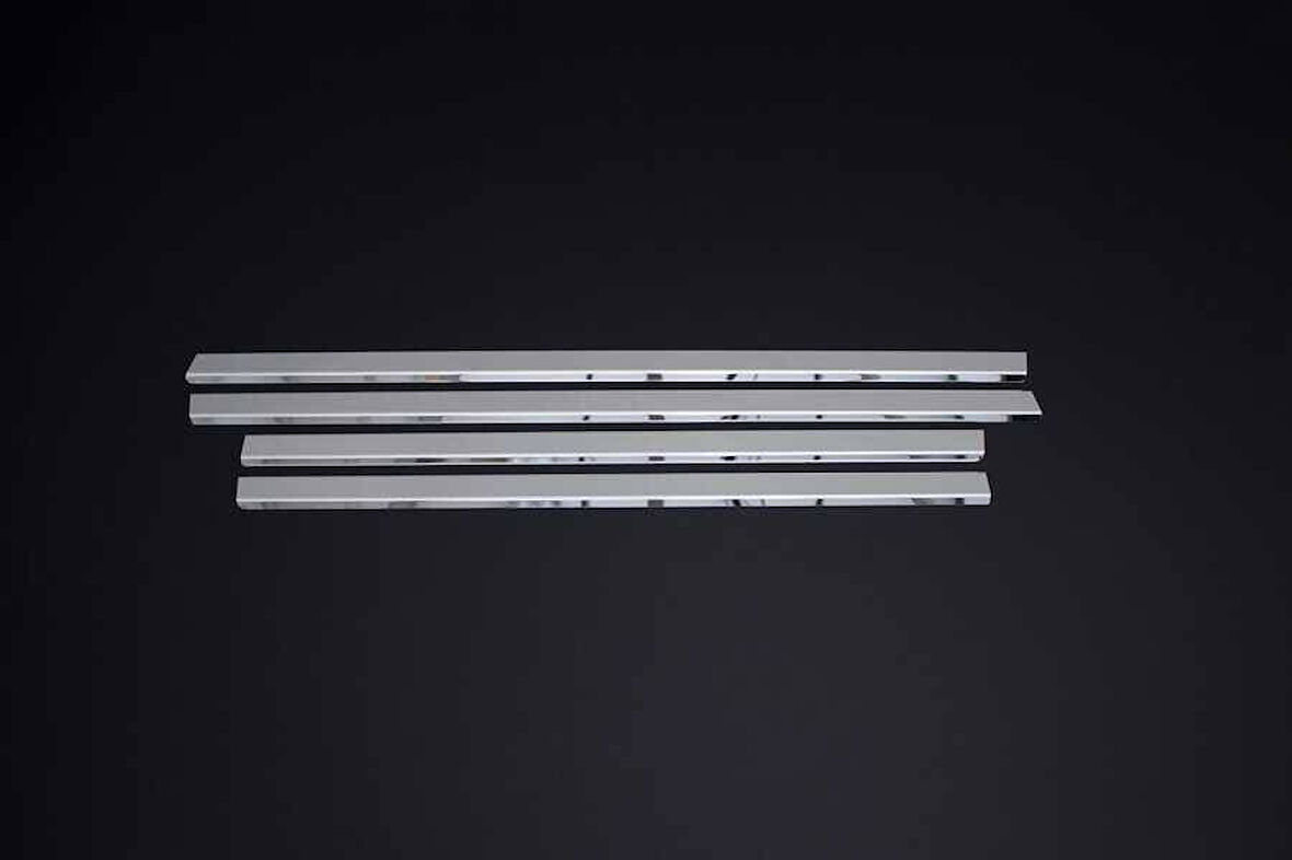 FORD FİESTA HB UYUMLU CAM ÇITASI 4 PARÇA 2002-2009 PASLANMAZ KROM