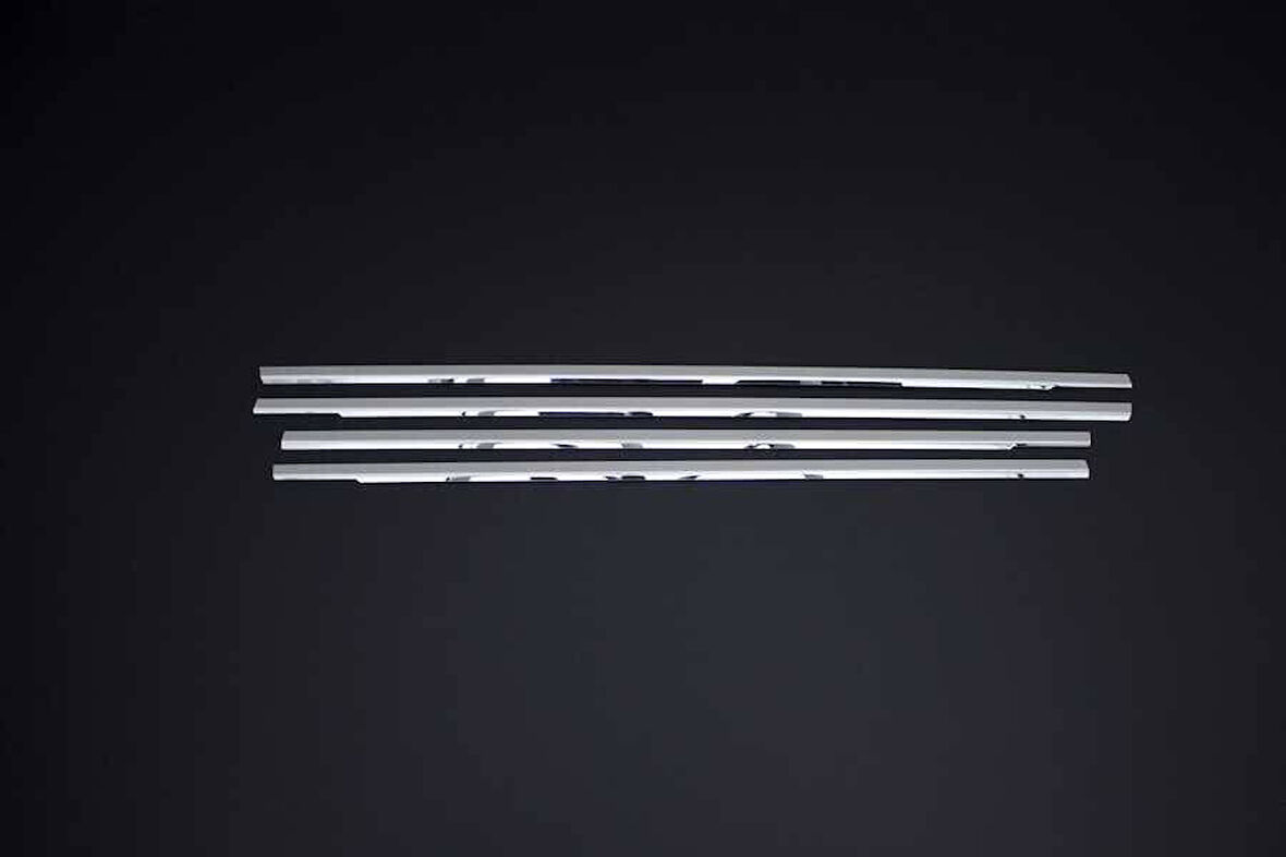 FORD FOCUS 2 HB/SEDAN/SW UYUMLU CAM ÇITASI 4 PARÇA 2005-2011 PASLANMAZ KROM