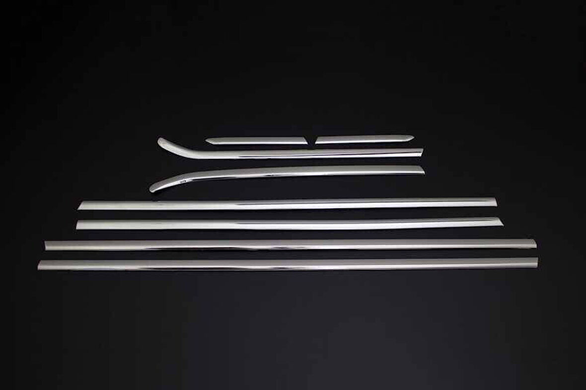 FORD FOCUS 3 SEDAN UYUMLU CAM ÇITASI 8 PARÇA 2010-2018 PASLANMAZ KROM