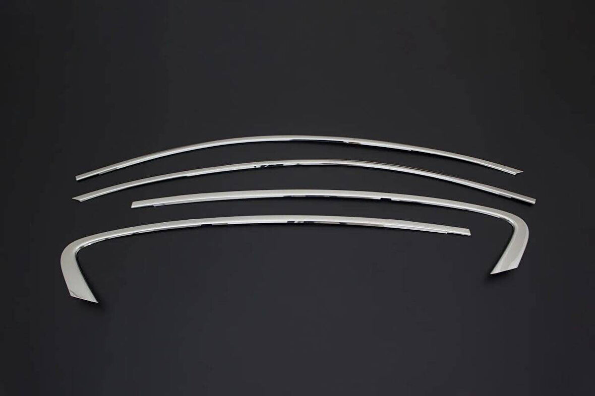 FORD FOCUS 4 HB/SEDAN UYUMLU ÜST CAM ÇITASI 4 PARÇA 2018 VE SONRASI PASLANMAZ KROM