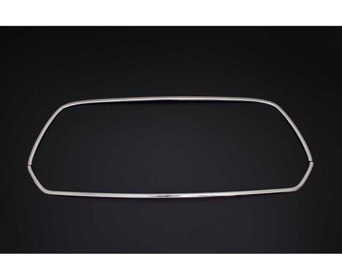 FORD TRANSİT UYUMLU ÖN PANJUR ÇERÇEVESİ 2 PARÇA 2014-2018 PASLANMAZ KROM