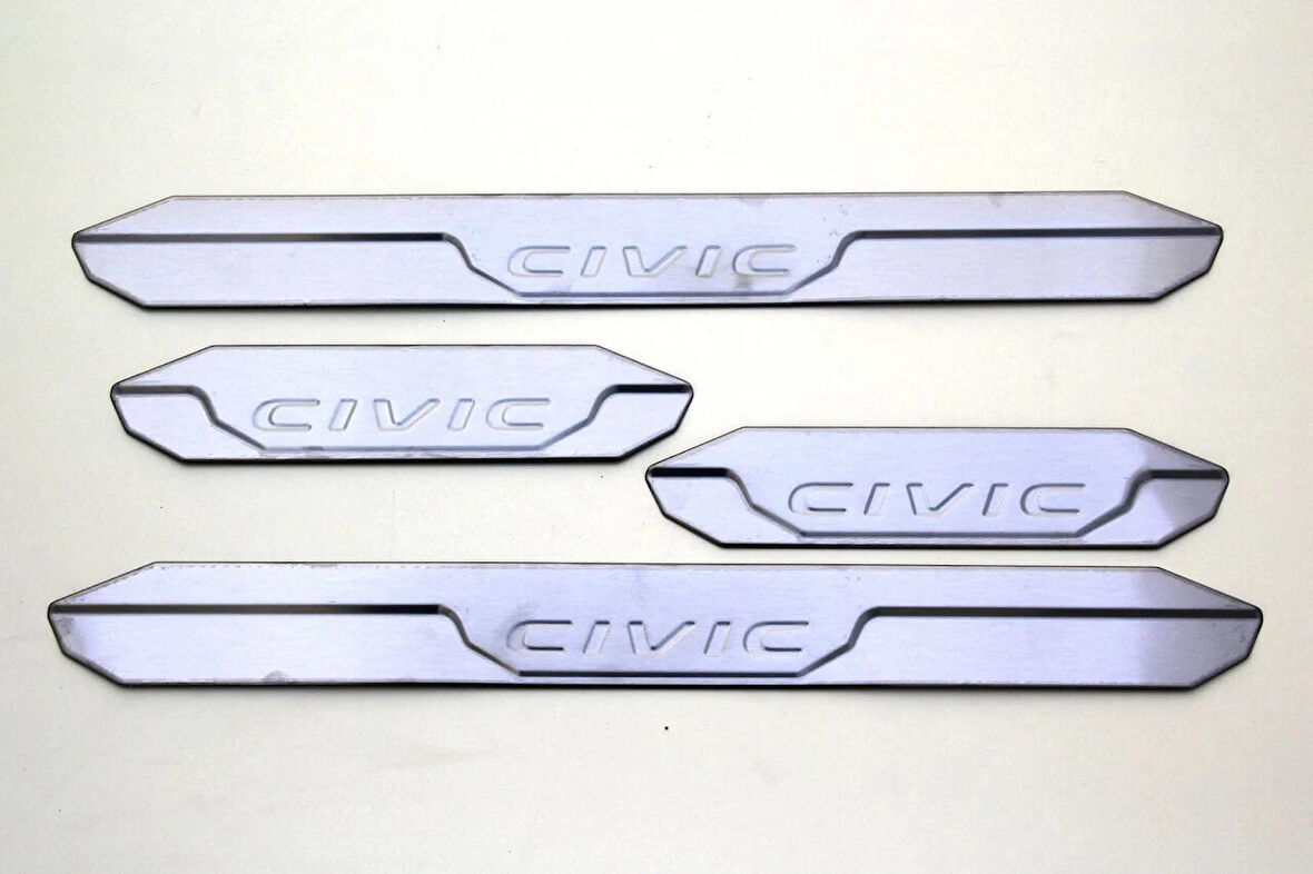 HONDA CİVİC UYUMLU KAPI EŞİĞİ 4 PARÇA 2006-2011 PASLANMAZ KROM