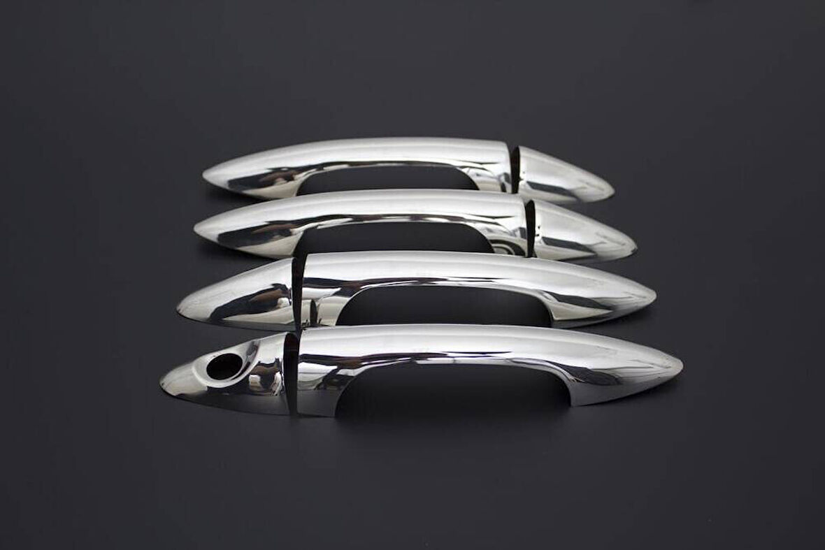 HYUNDAİ ACCENT BLUE SOLARİS UYUMLU KAPI KOLU 4 PARÇA 2011 ÜZERİ PASLANMAZ KROM