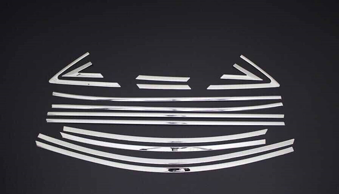 HYUNDAİ ACCENT BLUE SOLARİS UYUMLU CAM ÇERÇEVE 14 PARÇA 2011 ÜZERİ PASLANMAZ KROM