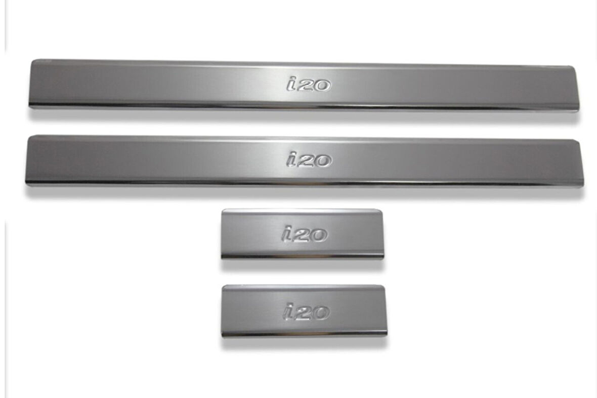 HYUNDAİ İ 20 UYUMLU KAPI EŞİĞİ 4 PARÇA 2008-2014 PASLANMAZ KROM