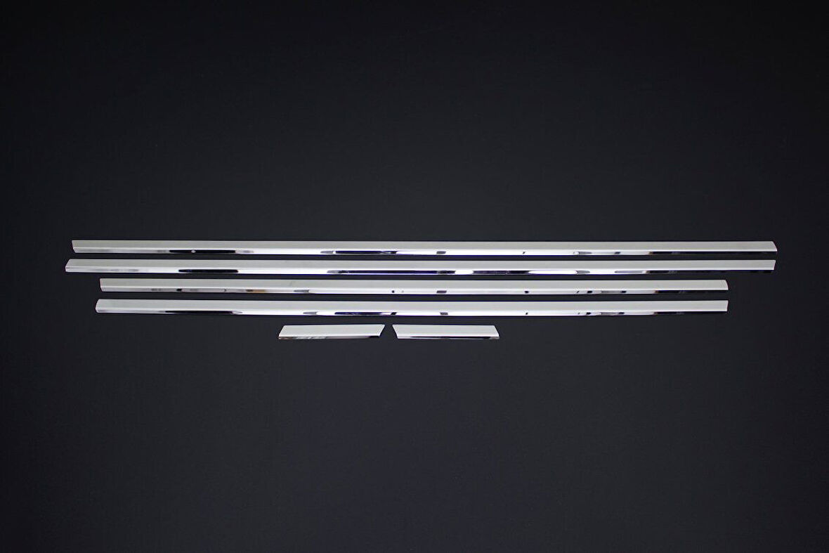 HYUNDAİ İ 20 UYUMLU CAM ÇITASI 6 PARÇA 2008-2014 PASLANMAZ KROM