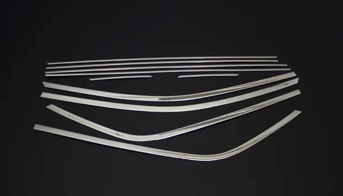 HYUNDAİ İ 20 UYUMLU CAM ÇERÇEVE 10 PARÇA 2014 VE ÜZERİ PASLANMAZ KROM