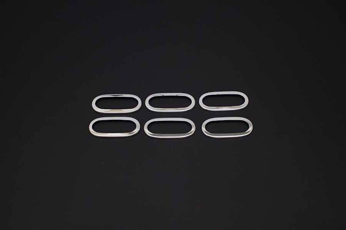 MERCEDES SPRİNTER W906 UYUMLU YAN REFLEKTÖR ÇERÇEVE 6 PARÇA 2006-2018 PASLANMAZ KROM