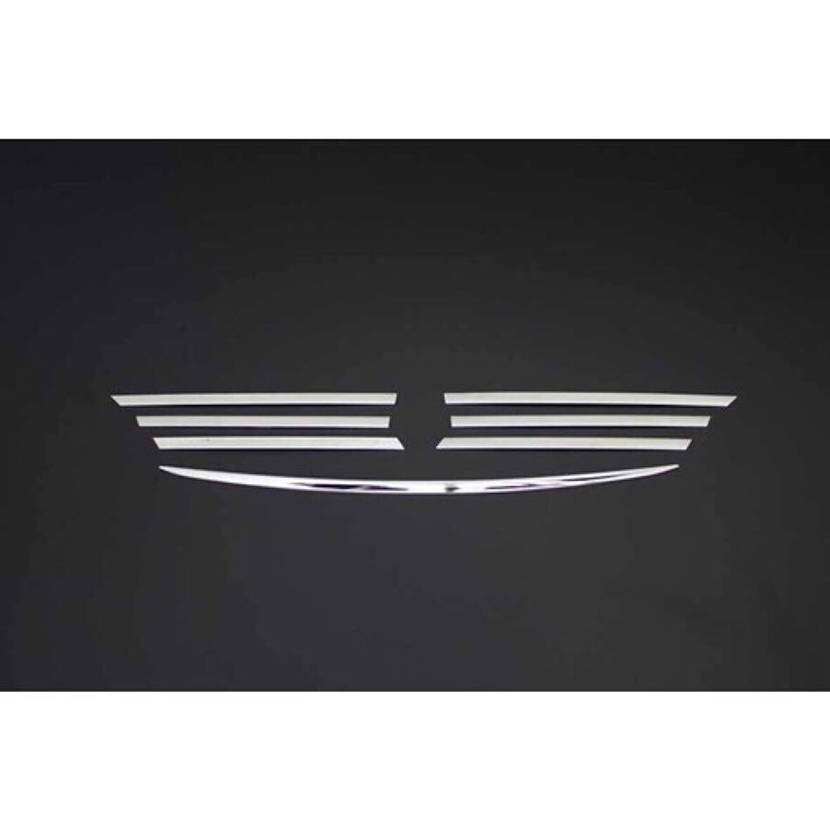 MERCEDES VİTO/W639 UYUMLU ÖN PANJUR 7 PARÇA 2003-2014 PASLANMAZ KROM