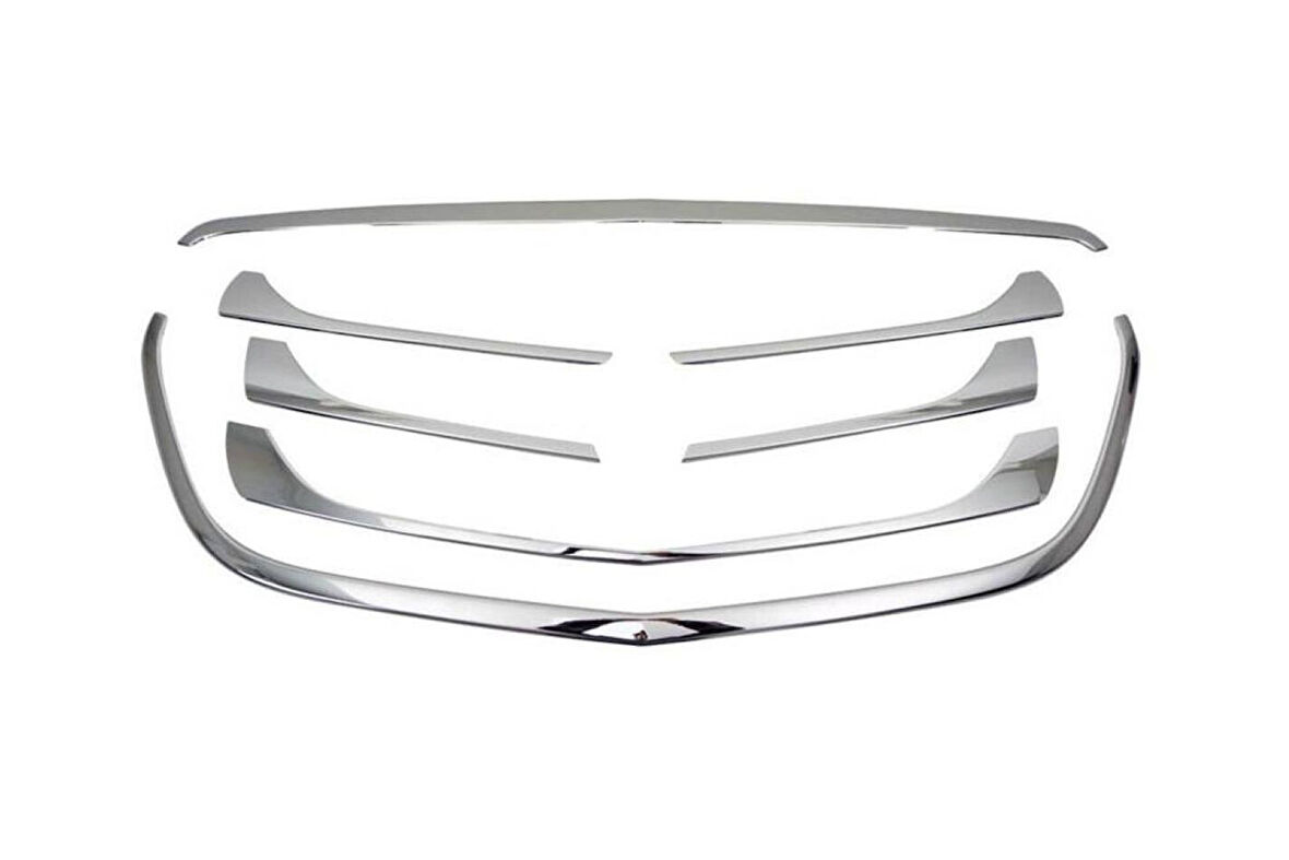 MERCEDES VİTO/W447 UYUMLU ÖN PANJUR VE ÇERÇEVESİ 7 PARÇA (SET) 2014 VE ÜZERİ PASLANMAZ KROM