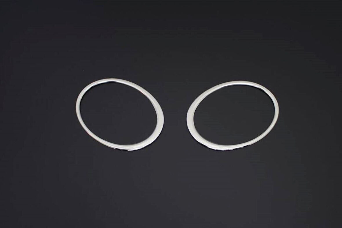 NİSSAN JUKE UYUMLU FAR ÇERÇEVESİ 2 PARÇA 2010-2020 PASLANMAZ KROM