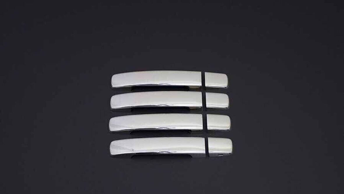 NİSSAN NAVARA UYUMLU KAPI KOLU 4 PARÇA 2006-2015 PASLANMAZ KROM