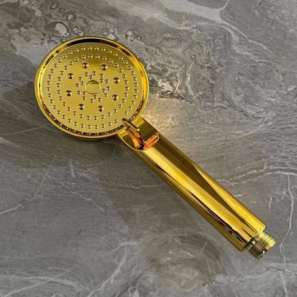 Gold Renkli Modern Duş Başlığı