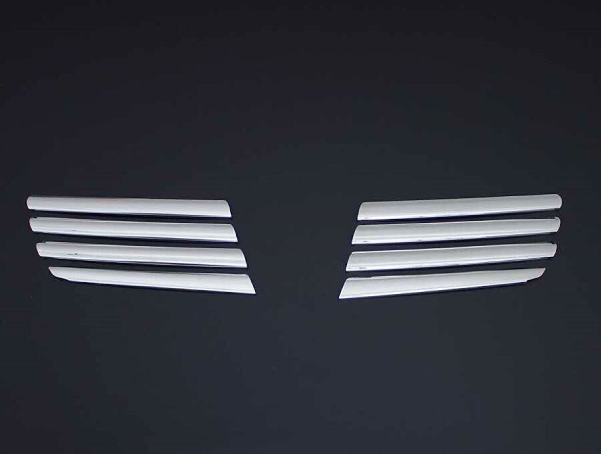 NİSSAN Qashqai UYUMLU ÖN PANJUR 8 PARÇA 2007-2014 PASLANMAZ KROM