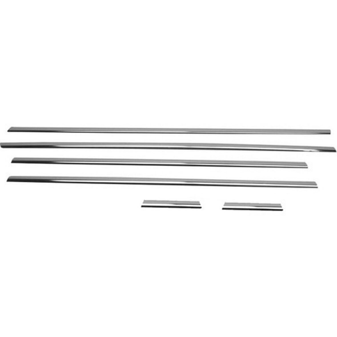 NİSSAN X-TRAİL UYUMLU CAM ÇITASI 6 PARÇA 2007-2013 PASLANMAZ KROM