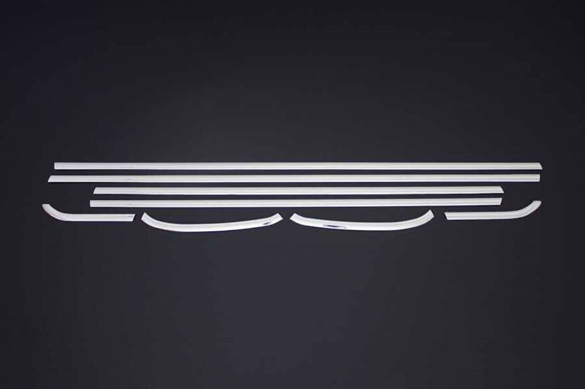 OPEL ASTRA J HB UYUMLU CAM ALT ÇITASI 8 PARÇA 2010-2015 PASLANMAZ KROM