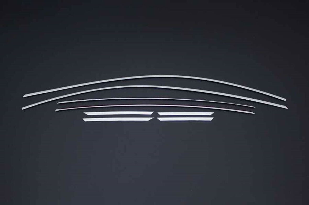 OPEL ASTRA K HB UYUMLU CAM ÜST ÇITASI 8 PARÇA 2015-2021 PASLANMAZ KROM