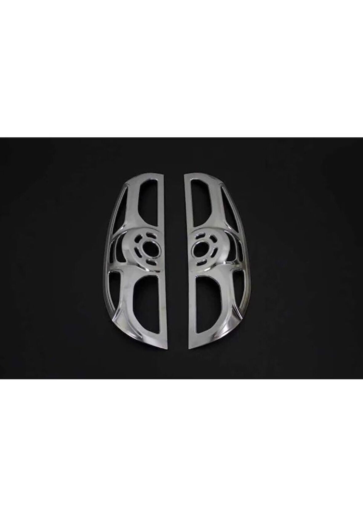 OPEL COMBO D UYUMLU STOP ÇERÇEVESİ 2 PARÇA 2011-2018 ABS KROM