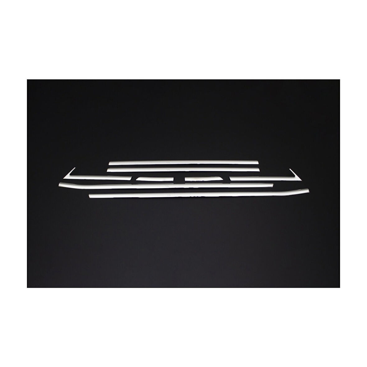 OPEL CROSSLAND X UYUMLU CAM ALT ÇITASI 8 PARÇA 2021 ve ÜZERİ PASLANMAZ KROM