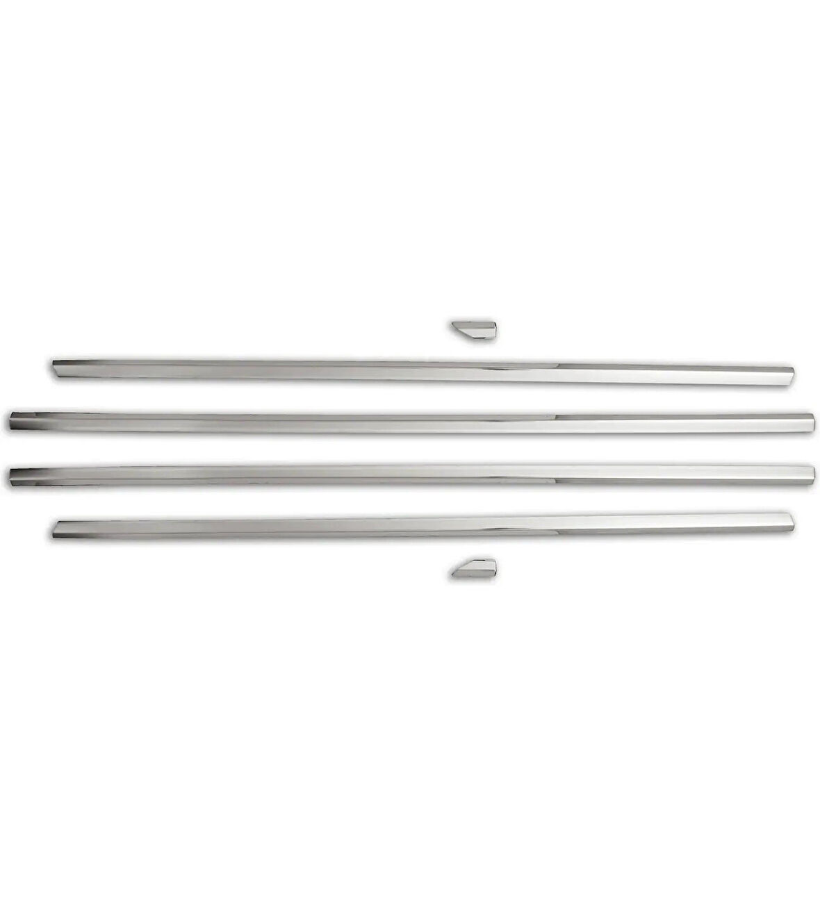 OPEL İNSİGNİA SEDAN UYUMLU CAM ÇITASI 6 PARÇA 2017 ve ÜZERİ PASLANMAZ KROM