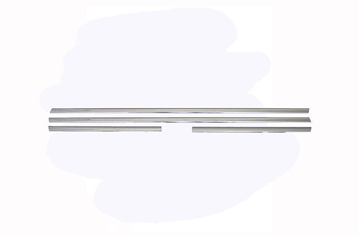 PEUGEOT 207 HB UYUMLU CAM ÇITASI 4 PARÇA 2006-2012 PASLANMAZ KROM