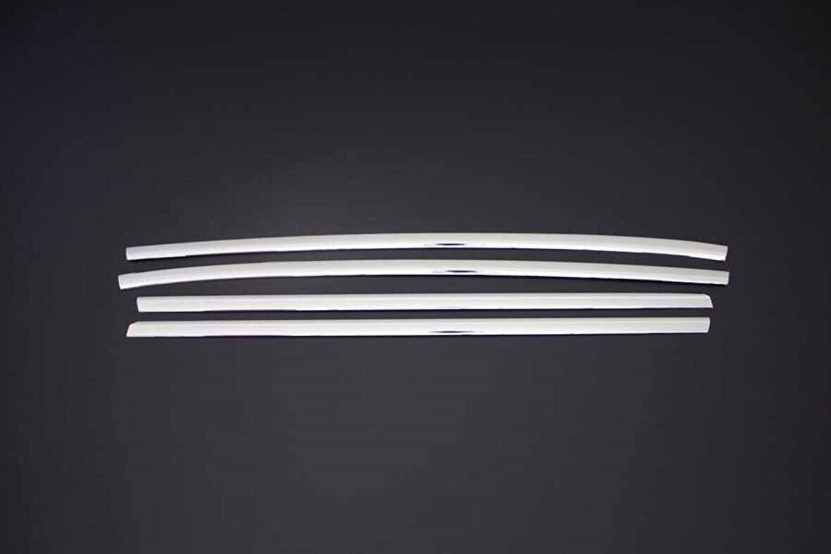 PEUGEOT 208 HB UYUMLU CAM ÇITASI 4 PARÇA 2019 ve ÜZERİ PASLANMAZ KROM