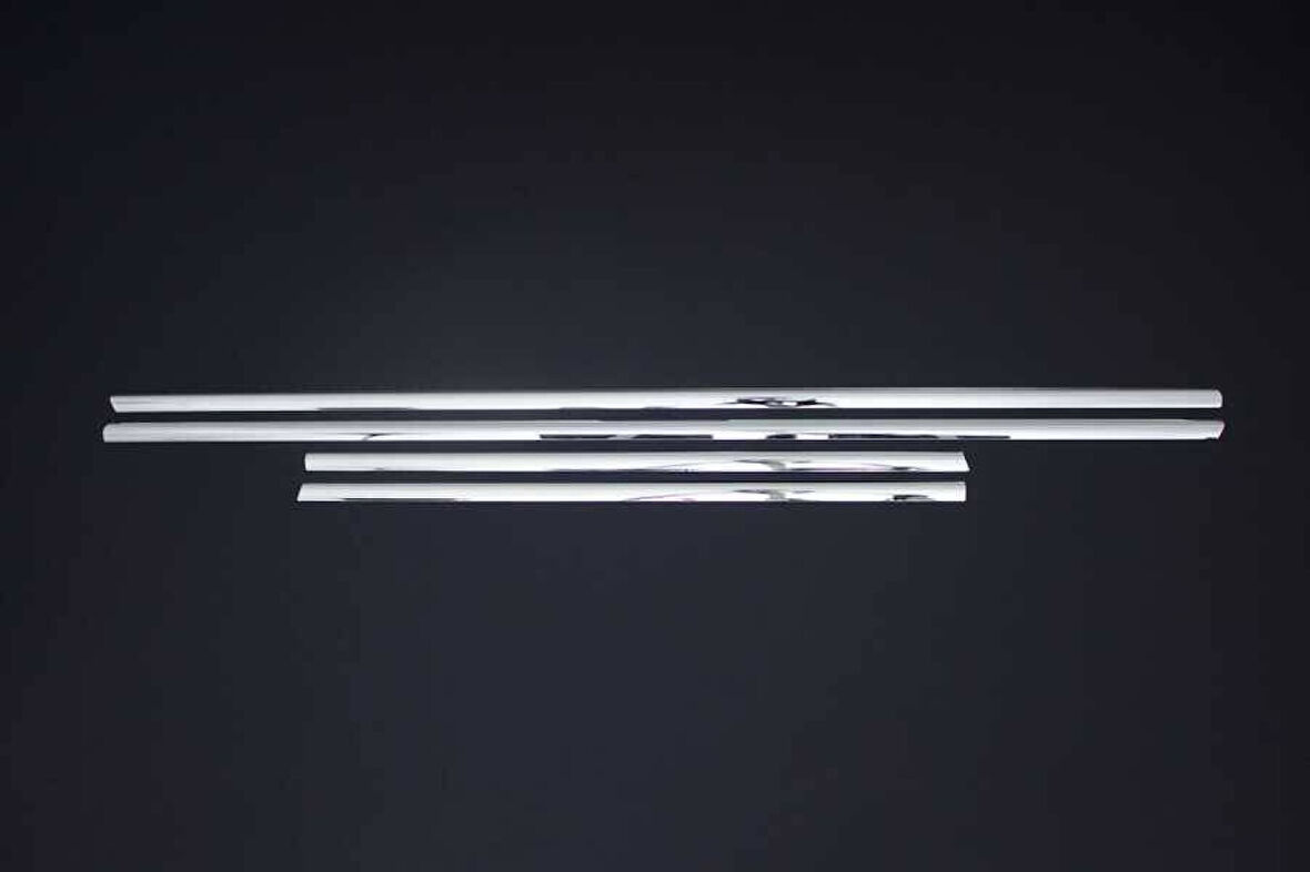 PEUGEOT 301 SEDAN UYUMLU CAM ÇITASI 4 PARÇA 2012 ve ÜZERİ PASLANMAZ KROM