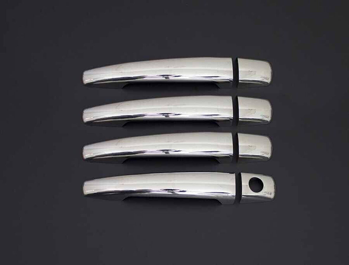 PEUGEOT 407 SD/SW UYUMLU KAPI KOLU 4 PARÇA 2004-2010 PASLANMAZ KROM