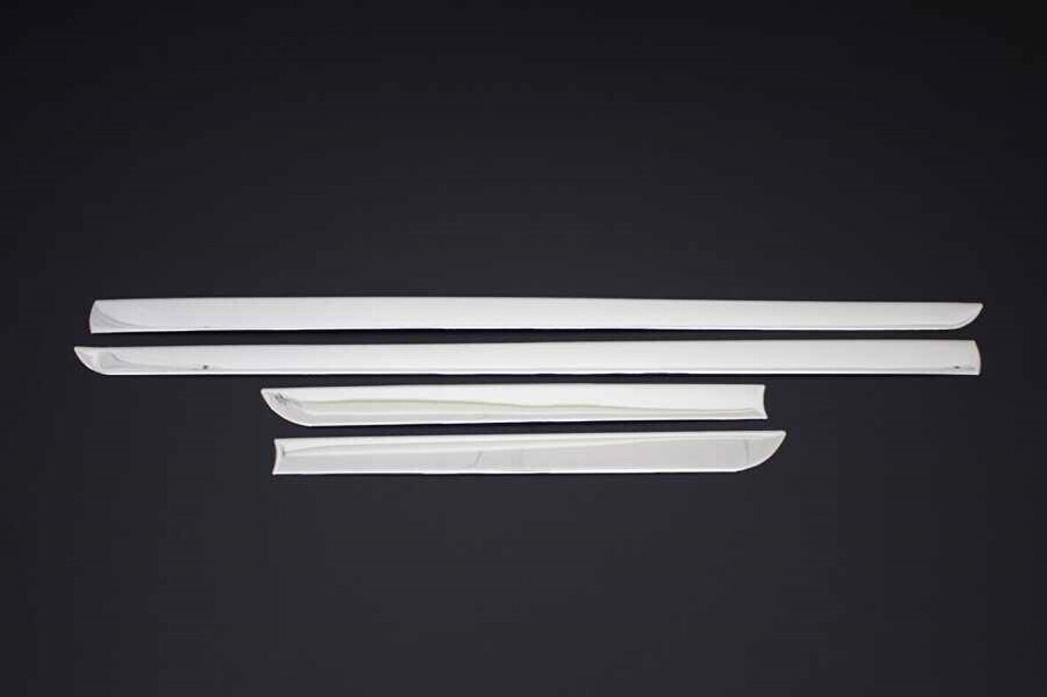 PEUGEOT 407 SD/SW UYUMLU YAN KAPI ÇITASI 4 PARÇA 2004-2010 PASLANMAZ KROM