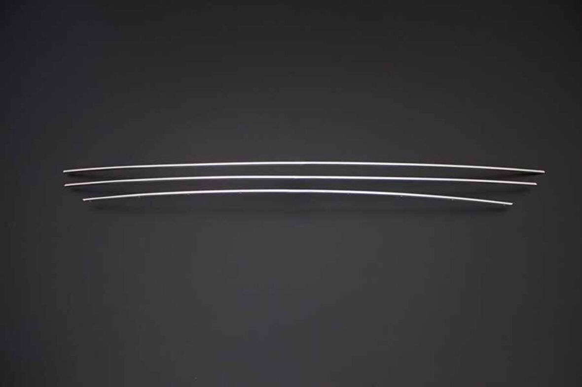 PEUGEOT 407 SD/SW UYUMLU ÖN PANJUR 3 PARÇA 2004-2010 PASLANMAZ KROM