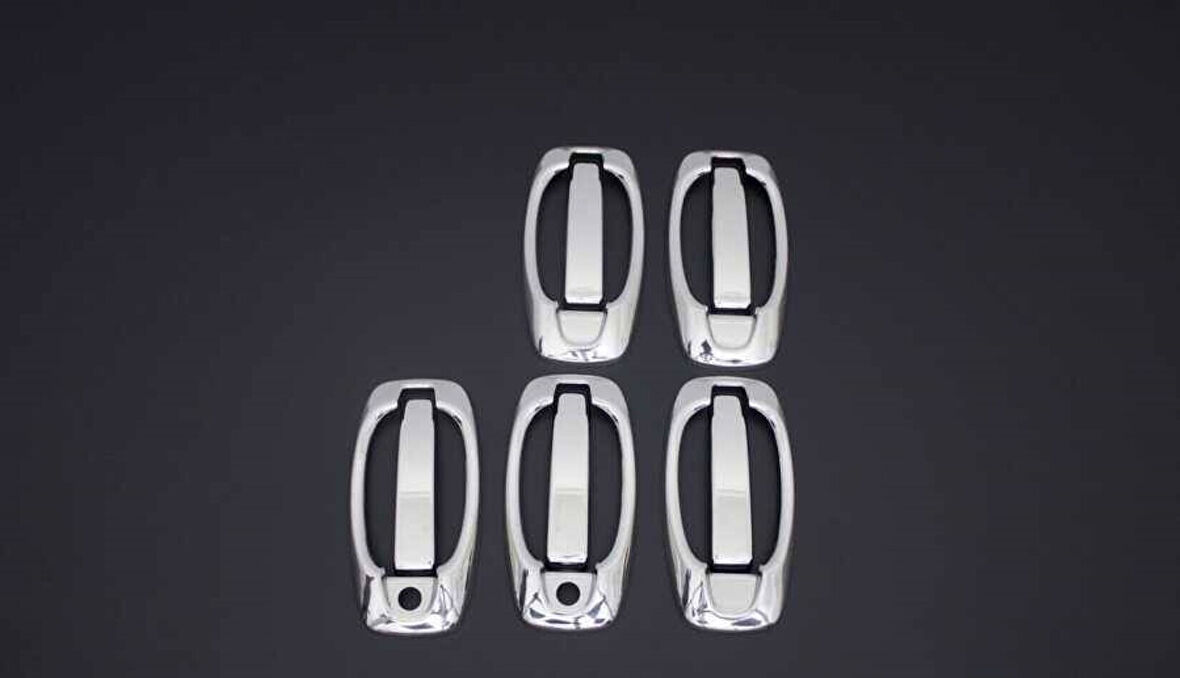 PEUGEOT BİPPER UYUMLU KAPI KOLU 5 KAPI 10 PARÇA SET 2008 ve ÜZERİ PASLANMAZ KROM