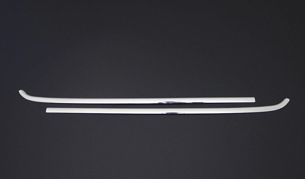 PEUGEOT BİPPER UYUMLU CAM ÇITASI 2 PARÇA 2008 ve ÜZERİ PASLANMAZ KROM