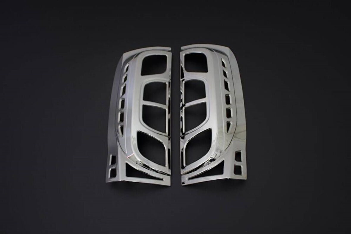 PEUGEOT BİPPER UYUMLU STOP ÇERÇEVESİ 2 PARÇA 2008 ve ÜZERİ ABS KROM