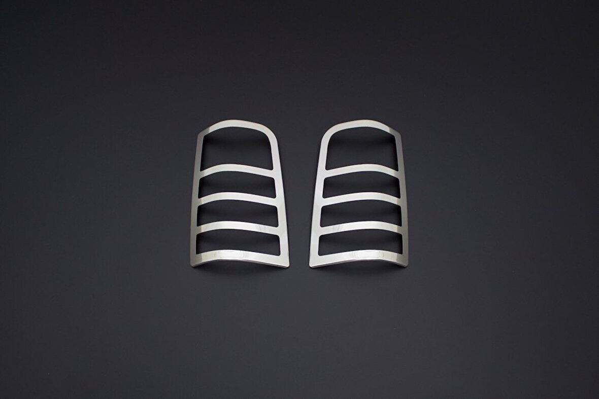 PEUGEOT PARTNER UYUMLU STOP ÇERÇEVESİ 2 PARÇA 1996-2008 PASLANMAZ KROM