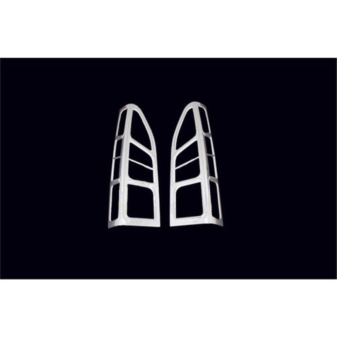 PEUGEOT PARTNER 3 UYUMLU STOP ÇERÇEVESİ 2 PARÇA 2019 ve ÜZERİ ABS KROM