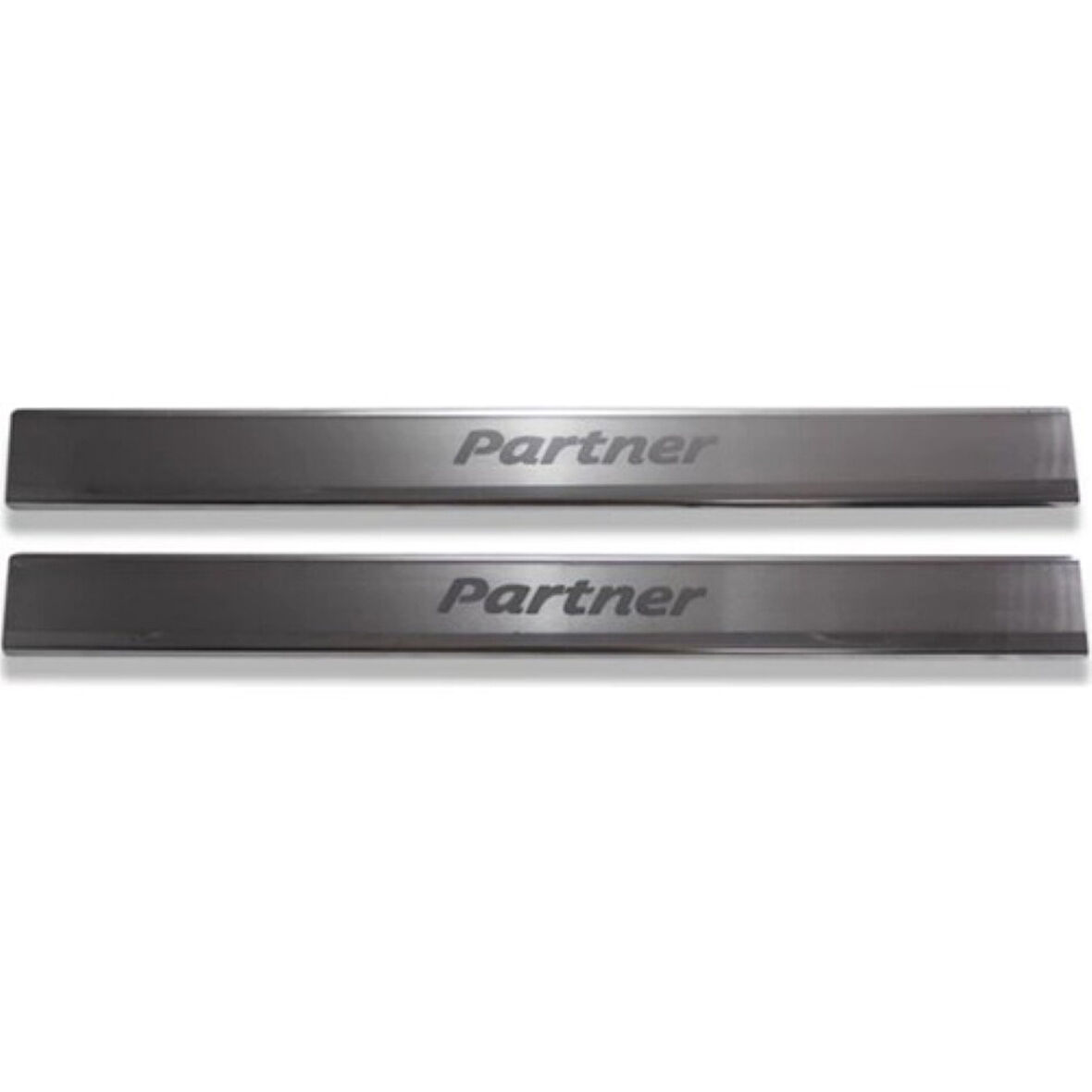 PEUGEOT PARTNER TEPEE UYUMLU KAPI EŞİĞİ 2 PARÇA 2008-2018 PASLANMAZ KROM