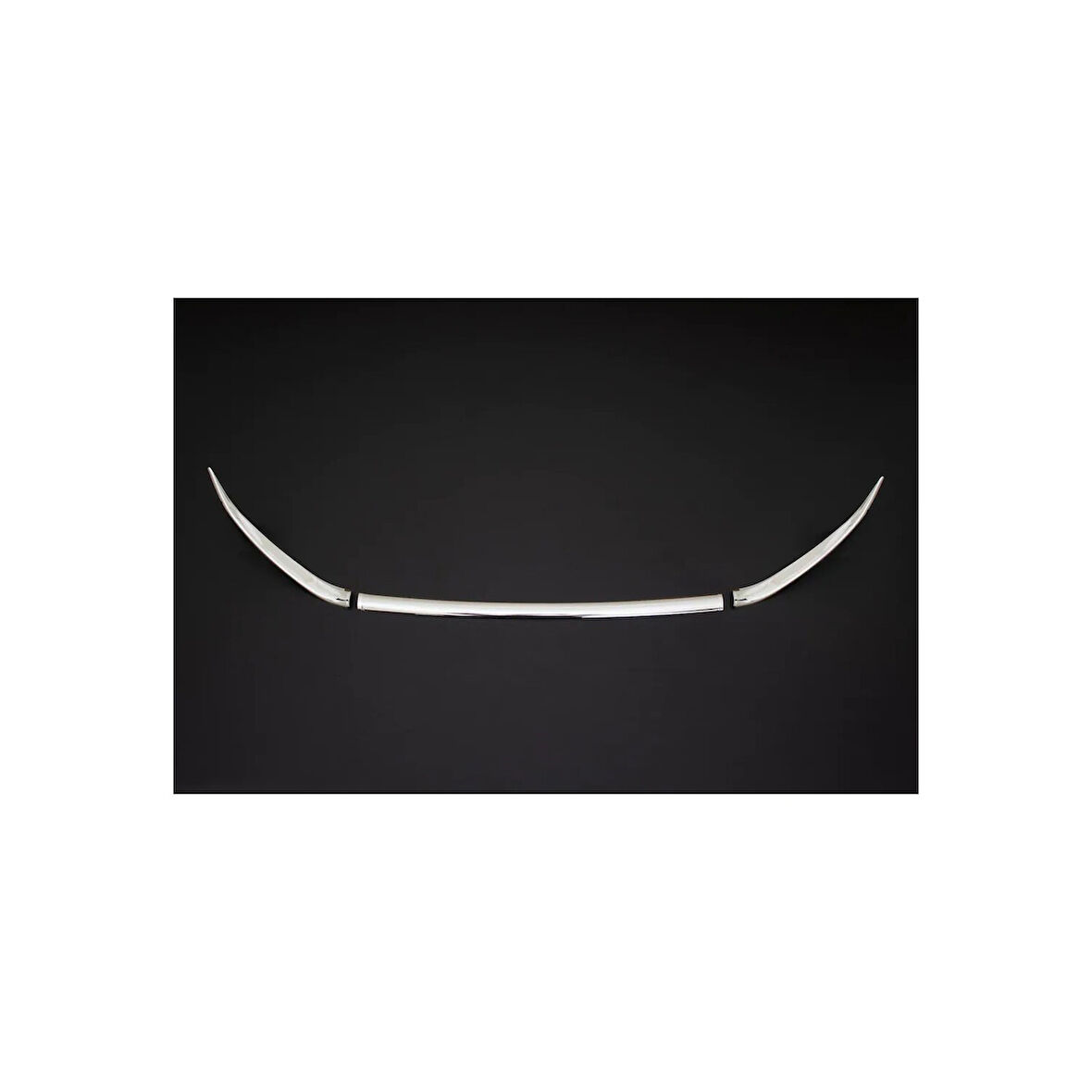 PEUGEOT RİFTER UYUMLU ÖN TAMPON ÇITASI 3 PARÇA 2019 ve ÜZERİ PASLANMAZ KROM