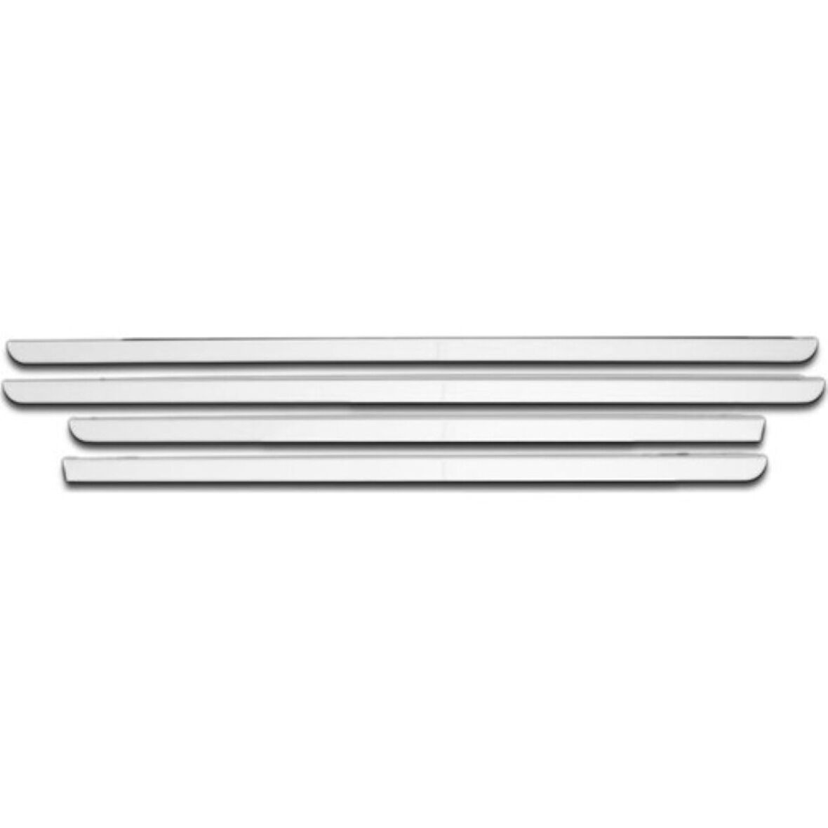 PEUGEOT RİFTER UYUMLU YAN KAPI ÇITASI 4 PARÇA 2019 ve ÜZERİ PASLANMAZ KROM