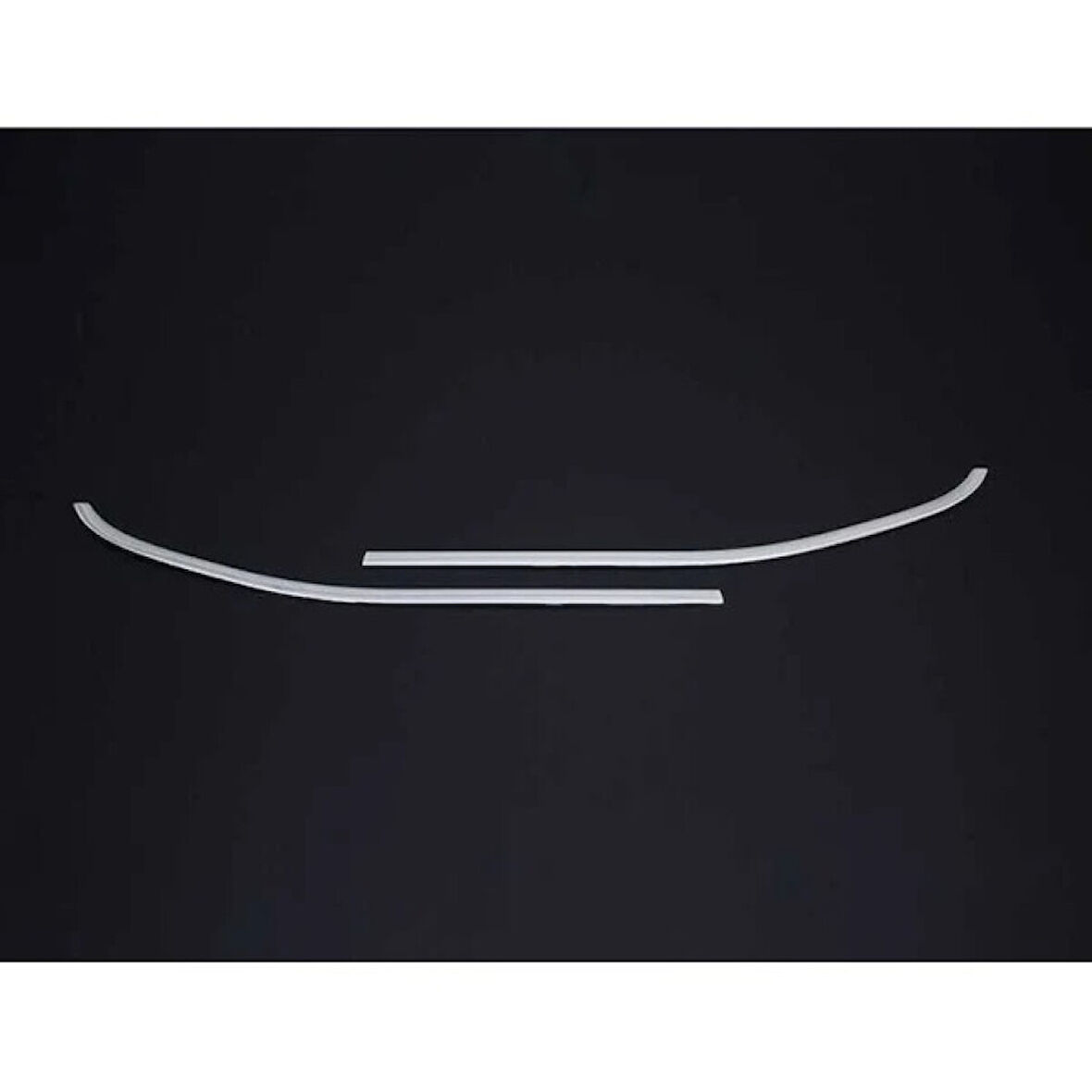 PEUGEOT RİFTER UYUMLU CAM ÇITASI 2 PARÇA 2019 ve ÜZERİ PASLANMAZ KROM