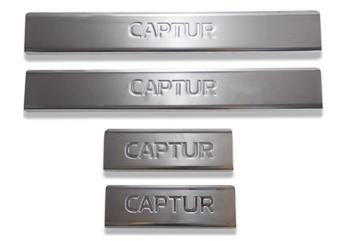 RENAULT CAPTUR UYUMLU KAPI EŞİĞİ 4 PARÇA 2013-2019 PASLANMAZ KROM