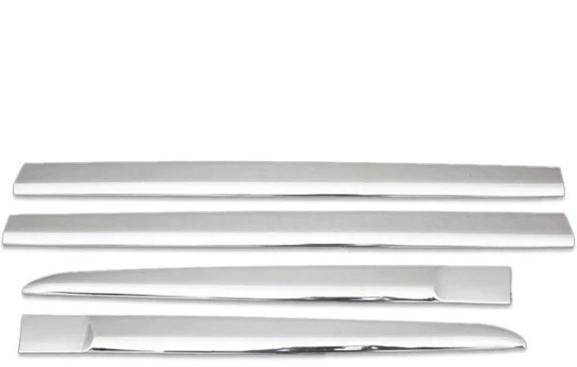 RENAULT CLİO 3 HB UYUMLU YAN KAPI ÇITASI FORMLU 4 PARÇA 2006-2011 PASLANMAZ KROM