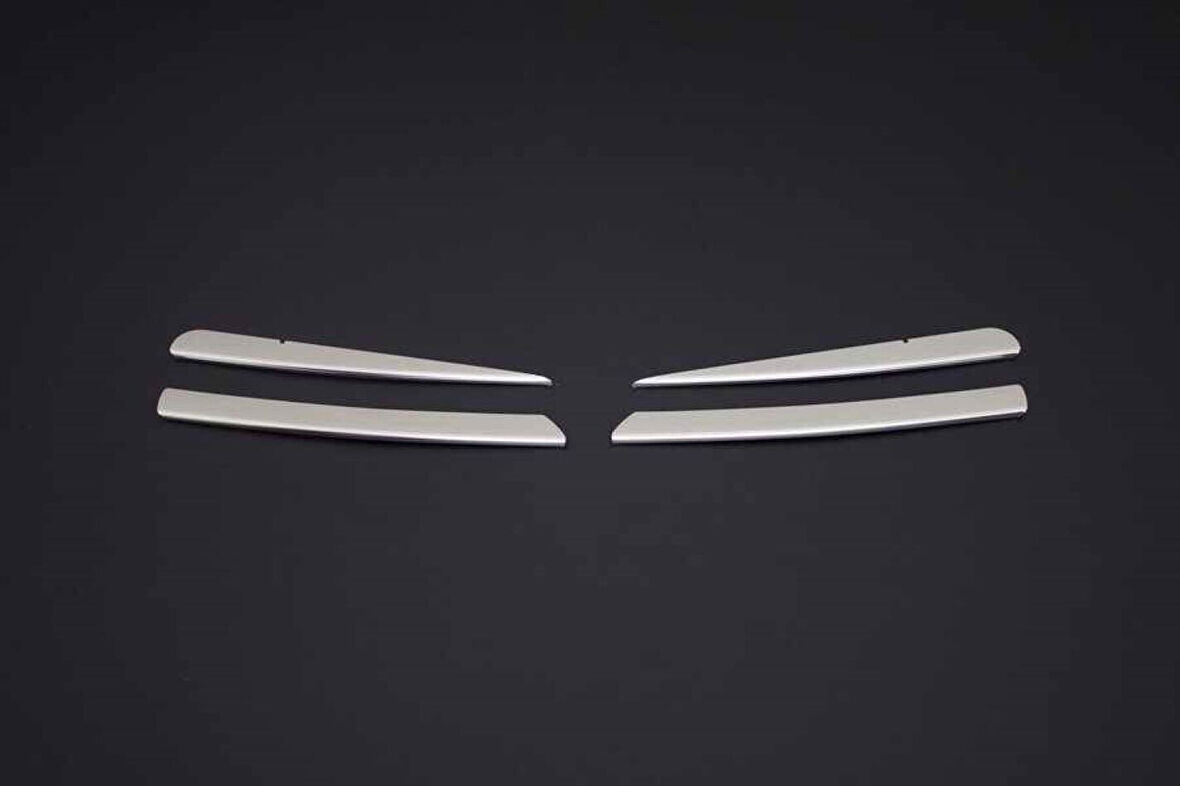 RENAULT CLİO 3 HB UYUMLU ÖN TAMPON ÇITASI 4 PARÇA 2006-2011 PASLANMAZ KROM